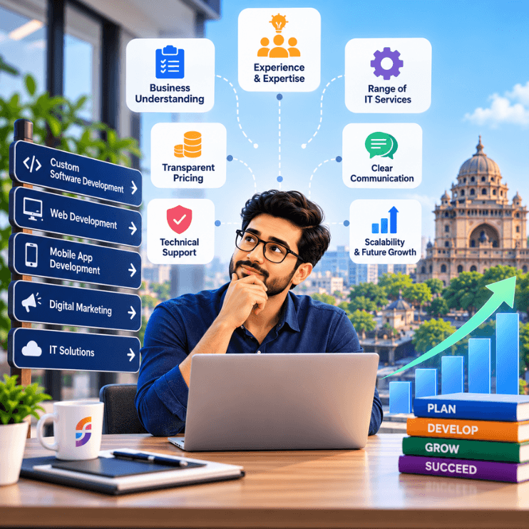 Read more about the article How to Choose the Right IT Company in Nagpur for Your Business Growth